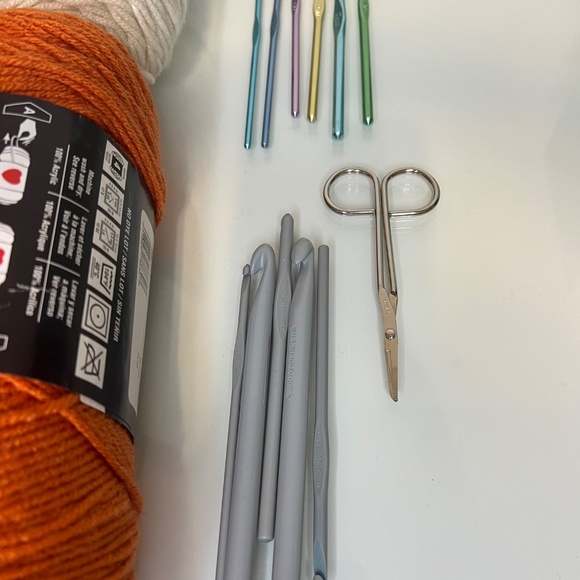 Red Heart Super Saver Acrylic Yarn Bundle Lot of 12 Skeins Fall Combo Set - Picture 11 of 13